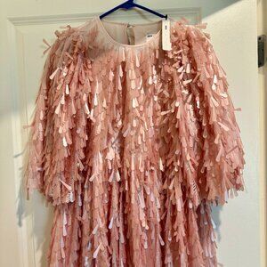 ASOS limited edition pink sequin dress